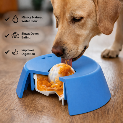 Pupfinity - Slow Feeder Dog Bowl for Liquid Treat